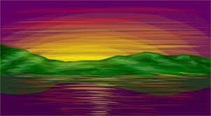 beautiful sunset/Isaiah 40