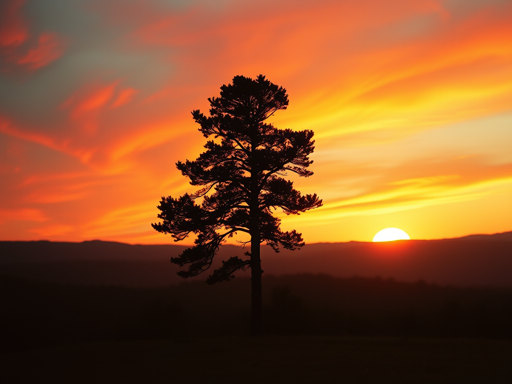 a beautiful sunset/the past