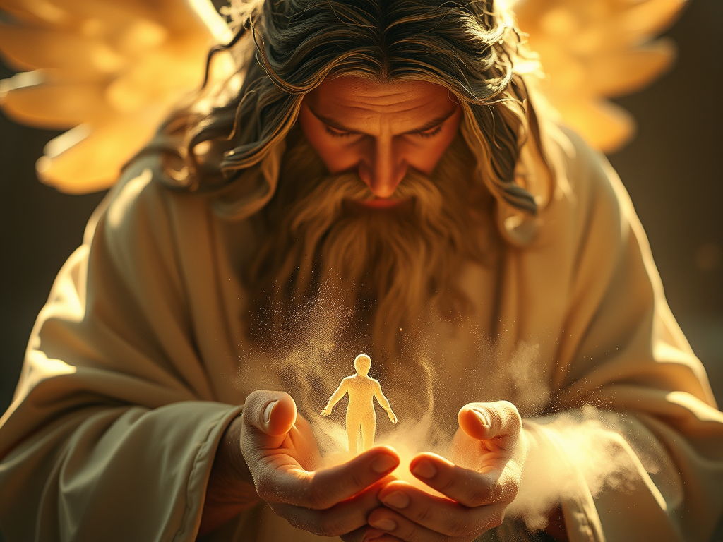 God creating man/unique