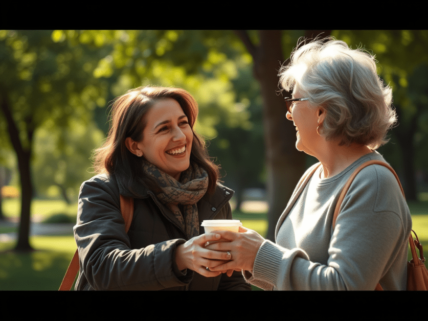 woman being kind to another woman//Holy Spirit