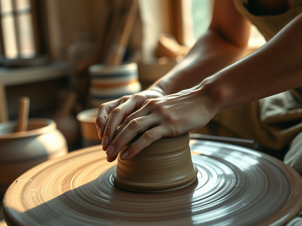 Potter working/unique