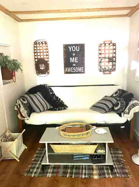 cabin living room/spring