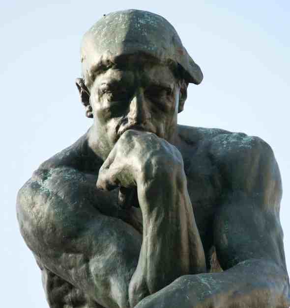 a statue of a man
