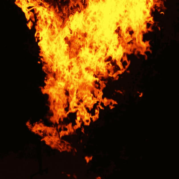 red flame