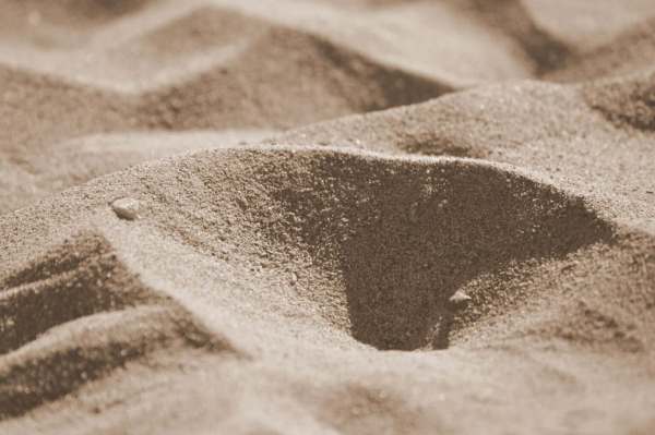 texture of sand