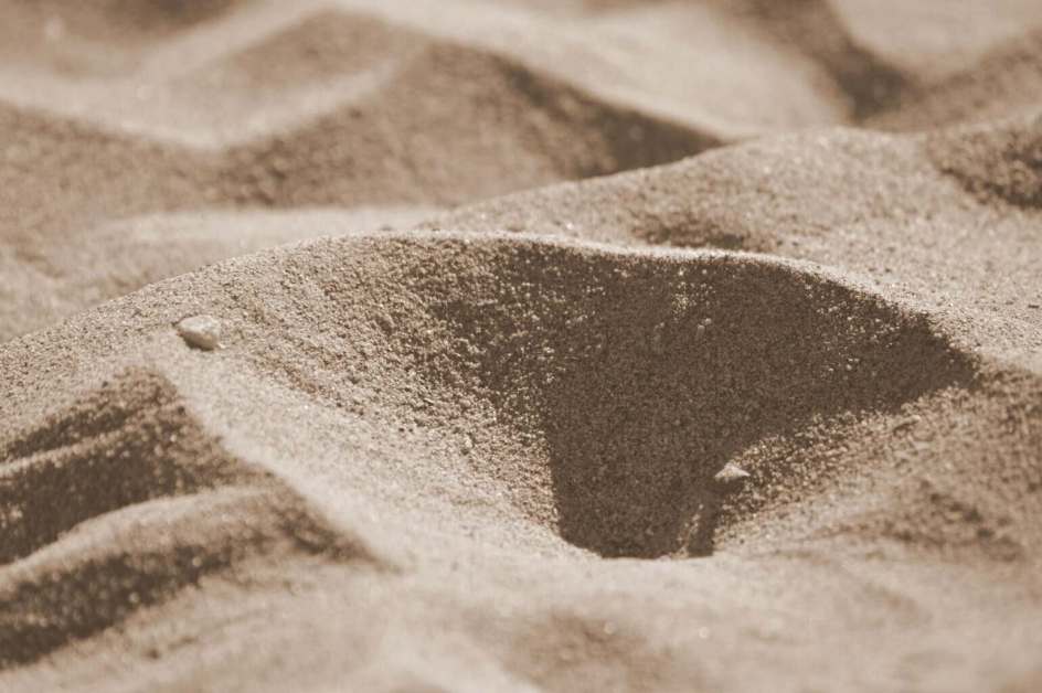 texture of sand